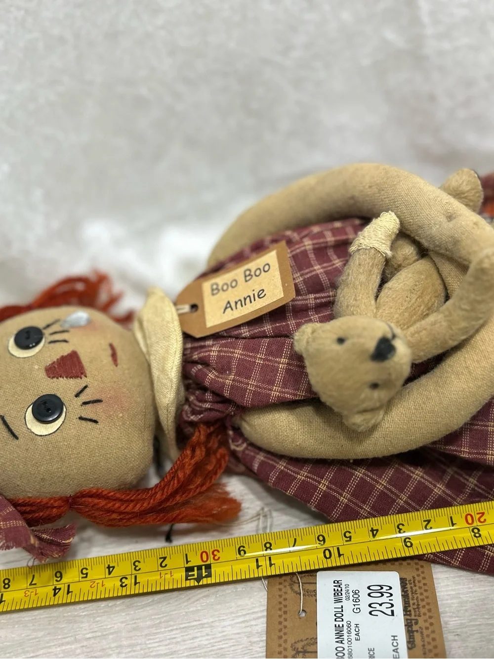 Pearson’s Simply Primitives Boo Boo Annie Folk Doll
